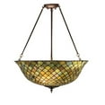 thumbnail image 4 of Meyda Tiffany 162424 Tiffany Fishscale 3 Light 29" Tall Semi-Flush Bowl Ceiling Fixture -, 4 of 4