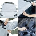 thumbnail image 6 of Car Windshield Snow Cover, Windshield Cover for Ice and Snow, Car Windshield Cover,Snow Cover with Side Mirrors Cover,Windshield Shade for Car SUV CRV Trucks, 6 of 6