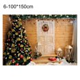 thumbnail image 1 of Backdrop Rectangle Christmas Backdrop No-wrinkle Fabric Santa Claus Background Screen Party Decor, 1 of 6