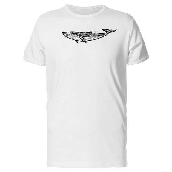 Drawing Of A Grey Whale Tee Men's -Image by Shutterstock