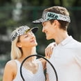thumbnail image 5 of Balery Hello Sport Wear Athletic Visor Sun Sports Visor Hat Visor Adjustable Cap for Women and Men (One Size), 5 of 8