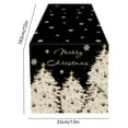 thumbnail image 3 of Honmine Christmas Tree Table Runner, Winter Holiday Dining Table Decoration, 13x72 Inch Kitchen Table Cover for Indoor Outdoor Party, Home, Festive Event, 3 of 7