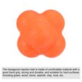 thumbnail image 3 of Uxcell Bounce Reaction Balls Coordination Training Ball Agility Trainer TPR High Difficulty, Orange, 3 of 5