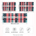 thumbnail image 2 of Yayeee Pillowcase Standard Size Set of 2 Satin Wrinkle Resistant Pillow Case, Red Teal Stripes, 2 of 7