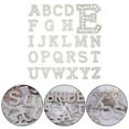 thumbnail image 5 of BUYISI New A-Z Silver Pearl Rhinestone English Letter Patches For Clothes BRIDE Iron On Stickes 3-D Handmade Beaded Stripe Name Badge S, 5 of 5