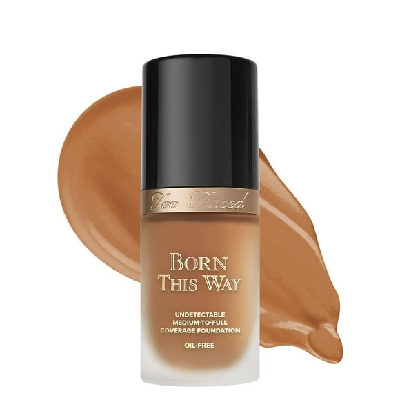Too Faced Born This Way Natural Finish Longwear Liquid Foundation, 1.01 fl. oz., Caramel