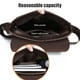 thumbnail image 4 of Bolso Bandolera de Piel Sintética Texturizada Jnn250225002, Ligero, con Correa Ajustable y Amplio Espacio para Viajes, Trabajo y Uso Diario | Elegante Organizador Informal para Hombre y Mujer, 4 of 6
