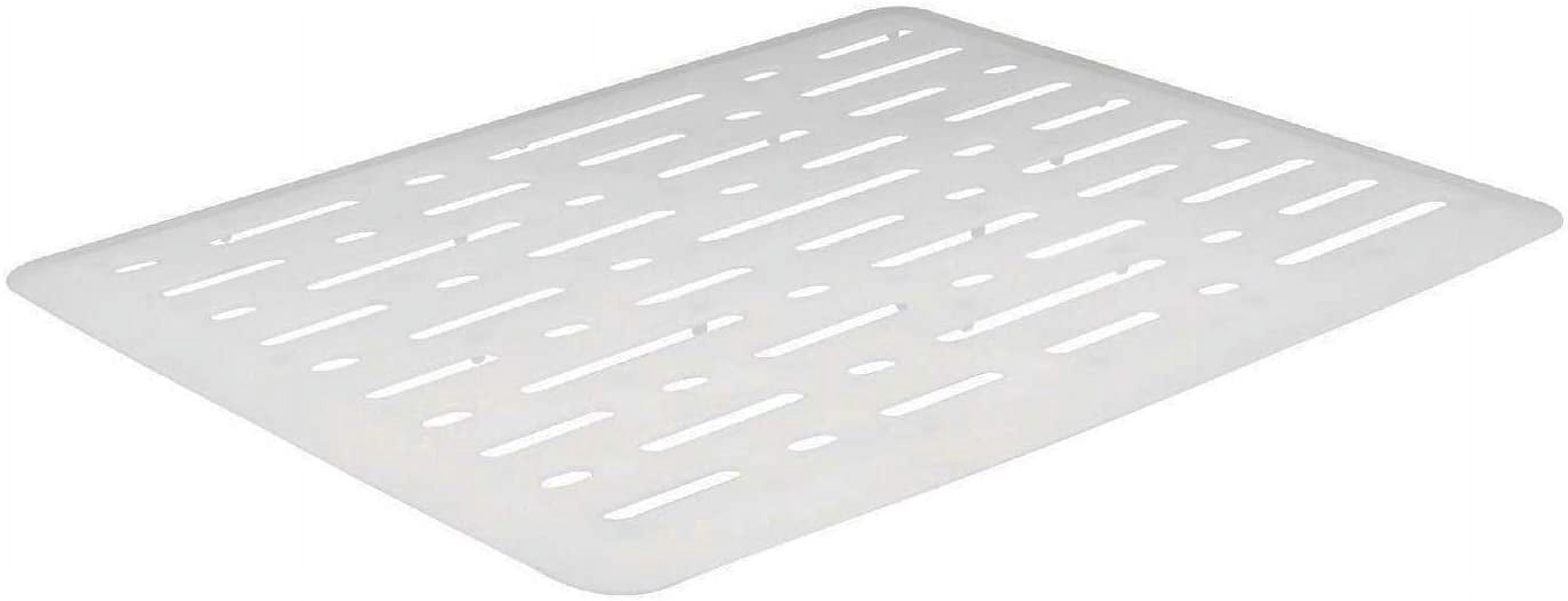 Rubbermaid 1G1706WHT Enhanced Microbal Sink Mat, Small, White