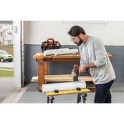 مثقاب لاسلكي Black+decker 20v، مجموعة أدوات كهربائية مكونة من 6 قطع، بطارية وشاحن متضمنان (bdcdmt1206kitc)