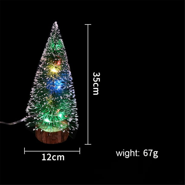 XEOVHV Christmas Decorations Desktop Decoration With Led Lights Mini