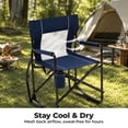 thumbnail image 4 of Alvantor Outdoor Folding Rocking Camping Chair, Portable Mesh Lawn Chairs with Comfortable Mesh Backrest, Waterproof Armrests and Sturdy Frame, 4 of 7