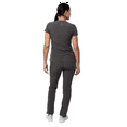 thumbnail image 2 of Adar Addition Ensemble de Sarrau Go-Basic pour Femmes - Haut de Sarrau Ajusté à Col en V et Pantalon de Sarrau Cargo Ajusté, 2 of 7
