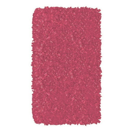 Raspberry Rug Rug - The Rug Market Shaggy Raggy Raspberry Size 2.8' x 4.8' Area Rug
