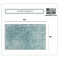thumbnail image 2 of Bathroom Rugs, Extra Soft Absorbent Bath Rugs, Non-Slip, Quick Drying, Machine Washable, Plush Comfort for Bathroom Floor, Tub, Shower and Home Decor Accessories, 24x40, Turquoise, 2 of 8