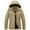 Khaki-01, variant on Perfectbot Women's Winter Jacket with Detachable Hood, Zipper Pockets Quilted Bubble Coat for Fall and Winter