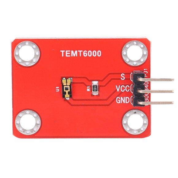 Luminosity Sensor Module TEMT6000 Ambient Light Sensor Module Analog Signal Light Detection 1-5000Lux Illumination Range