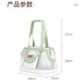 thumbnail image 5 of Bolso de hombro portátil para cachorros, bolsa para perros, gatos, chihuahuas, adecuado para perros pequeños, transportador de perros, suministros transpirables para perros, 5 of 5