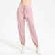 thumbnail image 2 of Pantalones deportivos para mujer, pantalones deportivos para correr, pantalones casuales, pantalones de verano finos, sueltos, con puños cónicos, color rosa L, 2 of 6