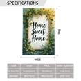 thumbnail image 3 of Eucalyptus Garden Flag 12.5x18 Inch Double Sided For Outside Small Burlap Spring Seasonal Home Sweet Home Yard Flag 1 Flag, 3 of 5