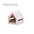 thumbnail image 1 of Casa para mascota Poli Pets 48x48x48cm blanco, 1 of 6