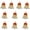 10 bells, variant on JZROCKER Appliques Glitter Christmas Haipin Hair Barrettes Cute Bangs Side Clips