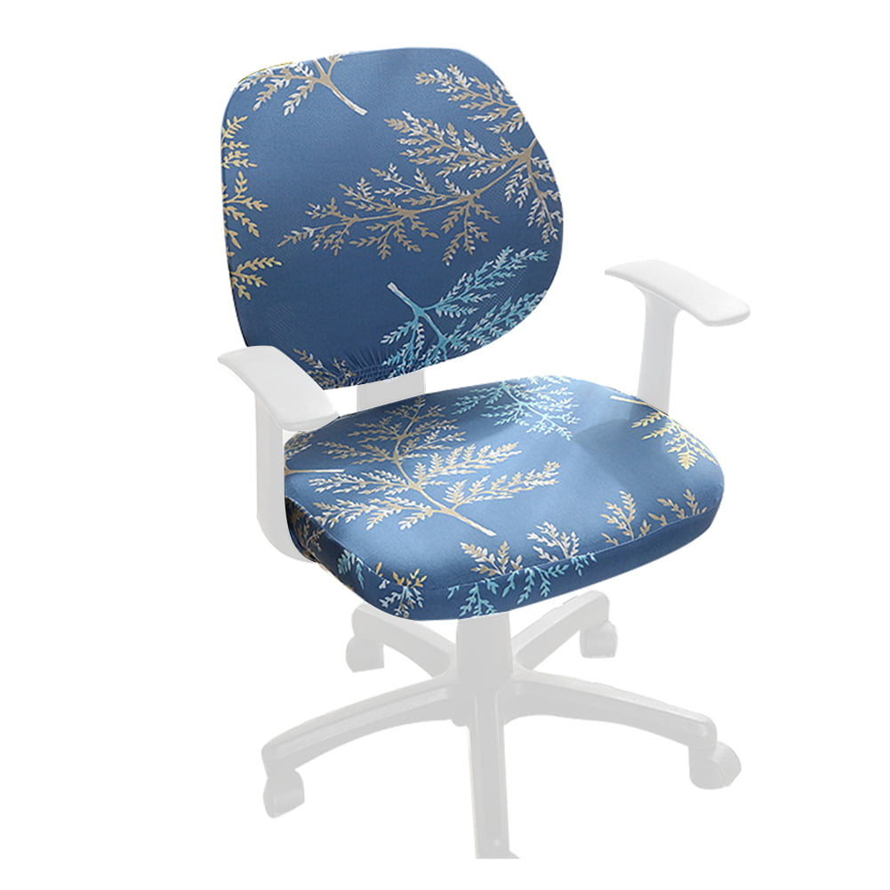 Details about   Elastic Office Chair Cover Computer Gaming Rotating Armchair Slipcover 