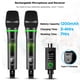 thumbnail image 3 of Micrófono inalámbrico Bietrun XLR recargable de doble metal, 3 of 8