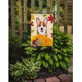thumbnail image 2 of Carolines Treasures BB2060GF Rouge Corgi Drapeau de L'action de Grâce Jardin, 2 of 3