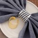 thumbnail image 2 of Napkin Ring Rustproof Corrosion Resistant Ultralight Hollow Creative Shape Napkin Buckle Dinner Table Decoration Jikaix, 2 of 5