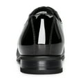 thumbnail image 5 of Bruno Marc Men’s Patent Tuxedo Dress Shoes Classic Lace-Up Formal Oxfords, 5 of 5