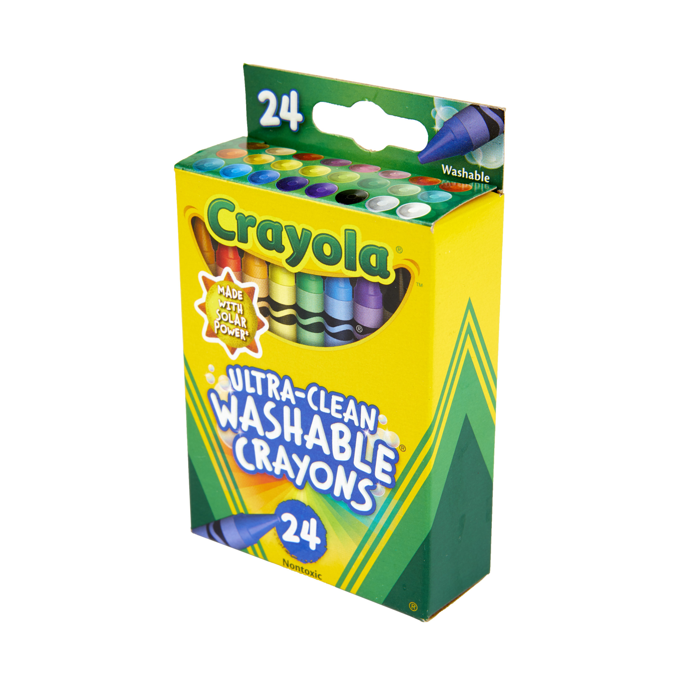 Crayola Ultra-Clean Washable Crayons, 24 Ct, School Supplies for Kids, Art Supplies, Gifts for Kids