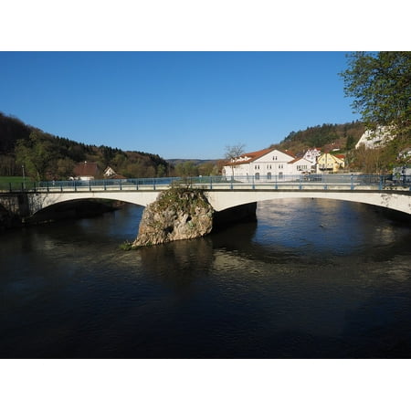 Village Circle - LAMINATED POSTER Village Community Alb Donau Circle Rechtenstein Poster Print 24 x 36