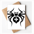 thumbnail image 1 of Cartes de Vœux Illustration Motif Araignée Insecte Noir Vous Tes Invités Invitations, 1 of 3