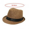 thumbnail image 4 of Sombrero de Paja Hugo para Niños Sombrero de copa Playa Ligero Moderno, 4 of 10