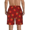 thumbnail image 3 of Naloa Strawberry Men's Beach Shorts, Surfing shorts, Swim trunks, Quick Dry Swim Trunks for Surfing Beach Fun - Small, 3 of 9