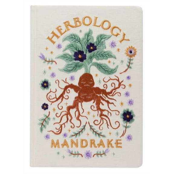 Harry Potter Harry Potter: Mandrake Embroidered Journal, (Hardcover)