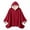 Red A, variant on QISIWOLE Red Heated Hooded Shawl Wrap For Women, 3 Heat Settings Fast Heating, 4.8 ft x 31.5 in Cotton Blend Heated Blanket, For Home Office Travel Winter Warmth