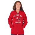 thumbnail image 4 of Arkansas in Hog We Trust Funny AR Unisex Fleece Graphic Zip Up Hoodie Brisco Brands 2X, 4 of 5