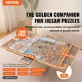 thumbnail image 6 of SKYSHALO 1500 Piece Puzzle Board W/ Storage Drawer ，Portable Wooden Jigsaw Puzzle Board, Puzzle Table, Puzzle Tray for Adults 32.7"x24.6", 6 of 10