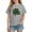 Gray, variant on Kids St Patrick's Day Shirts Toddler Boys Girls Cotton Short Sleeve Clover Graphic T-Shirts Summer Tops