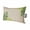 Green, Tan, Beige, variant on Tropical Palm Trees Outdoor Pillows for Chaise Lounge Chair Waterproof Lumbar Pillows with Insert&Adjustable Strap Beach Headrest Pillow Summer Botanical Nature Rustic Burlap Pool Pillow 11"x16"