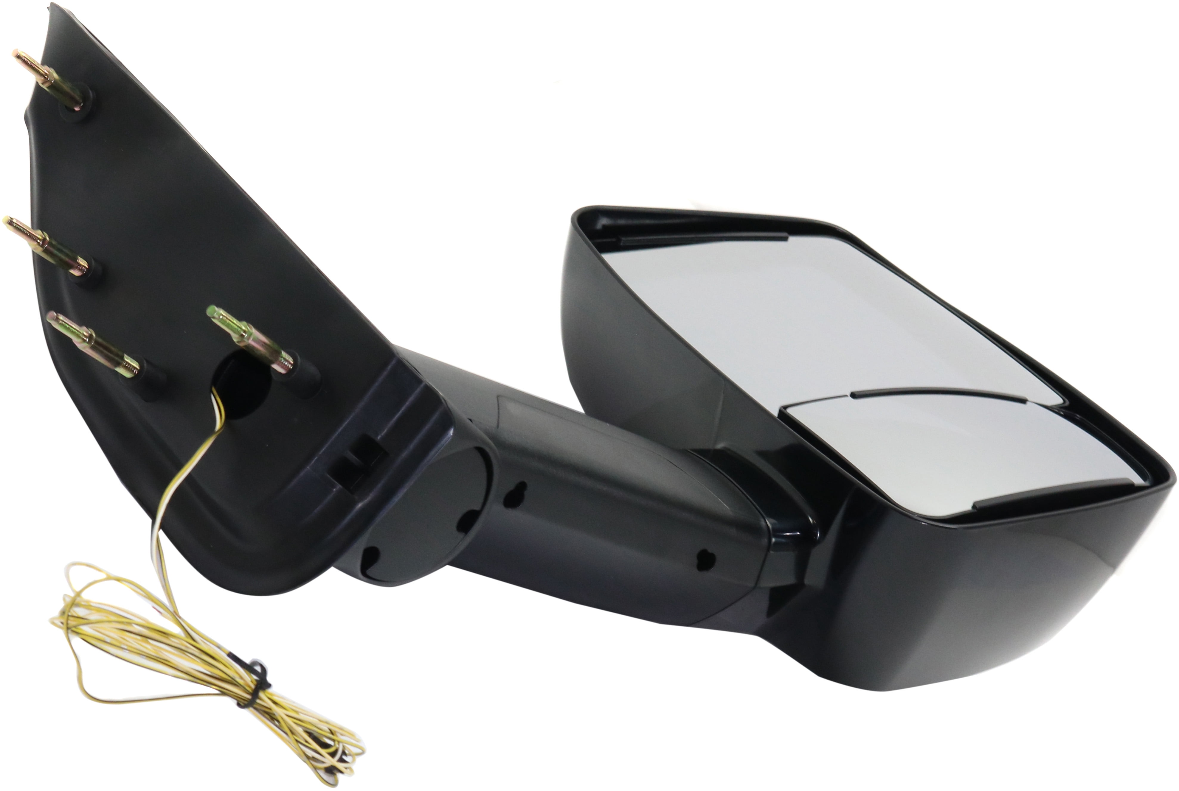 Towing Mirror Compatible With 1992-1998 Ford E-350 Econoline 1992-2002 Club Wagon Right Passenger Side In-housing Signal Light Paintable Kool-Vue