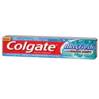 Colgate MaxFrais Dentifrice Fluoride, bandes Breath Menthe blanchissant, 6 Oz, 6 Pack