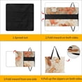 thumbnail image 3 of Cute Cat Duck Floral Parade Waterproof Picnic Blanket with Foldable Zipper, Suitable for Outdoor Use, Suitable for Travel, Camping, Beaches, Parks, Grasslands, Picnic Blanket Accessories, 3 of 7