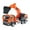 Multicolor, variant on Inertial Alloy Engineering Vehicle Excavator Model Compact Portable For Imaginative Play Educational Benefits Durable Construction Gift For Ages 3-6