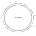 thumbnail image 2 of Regina Andrew 21-1137 Plaza 36" Diameter Circular Beveled Resin Framed Accent Mirror -, 2 of 4
