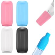 4 Pack Reusable Elastic Sleeves for Leak Proofing,Standard and Travel Sized,Leak Proof Sleeves for Travel Container in Luggage