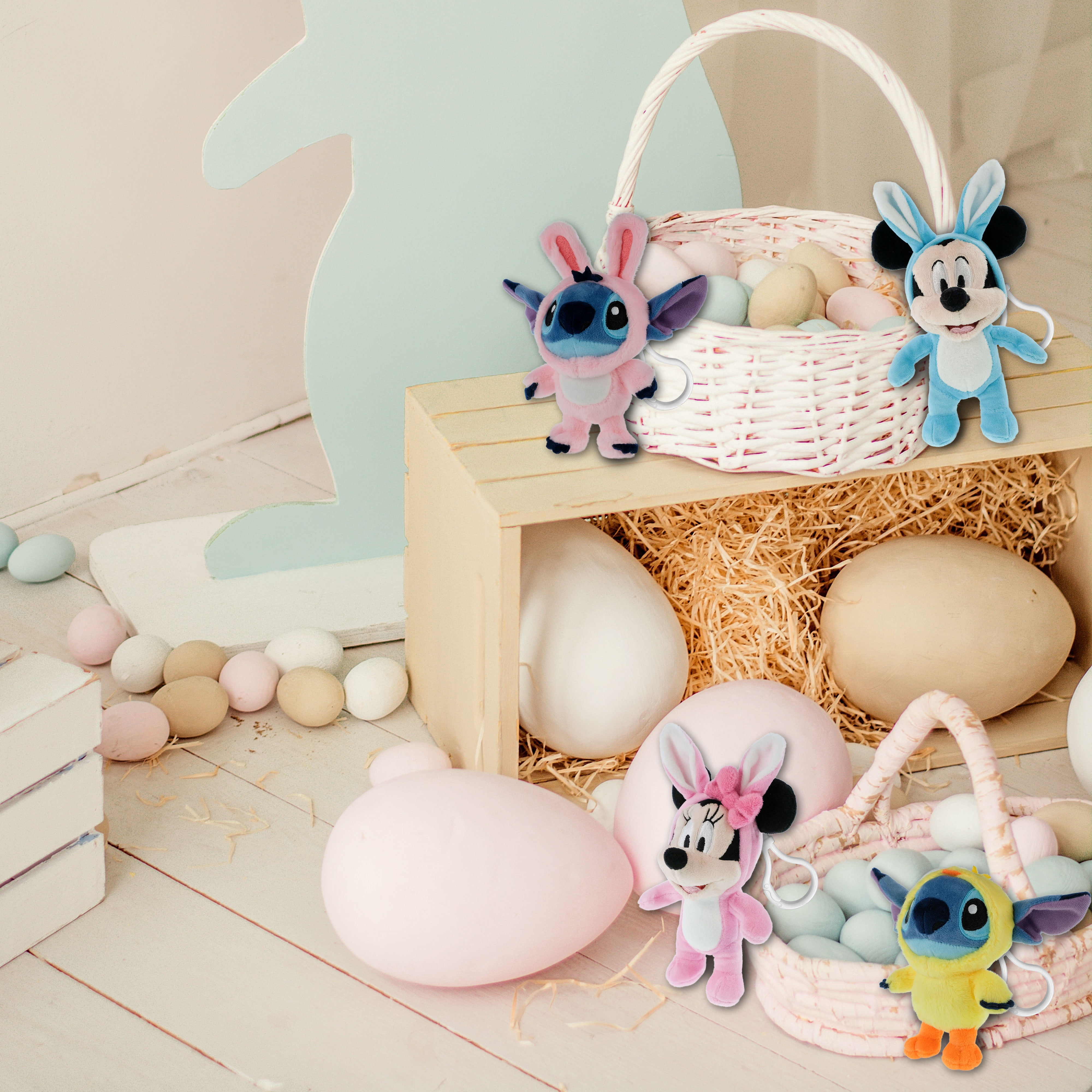 Pince à peluche Stitch de 15 cm pour Pâques