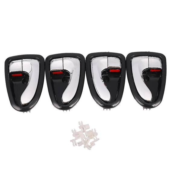 4pcs Car Inside Door Handle Front Rear Left Right Compatible Hyundai Accent