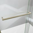 thumbnail image 3 of DreamLine SDVH54W760VXX05 Sapphire-V 50 - 54" W x 76" H Bypass Shower Door in Brushed Gold and Clear Glass, 3 of 5